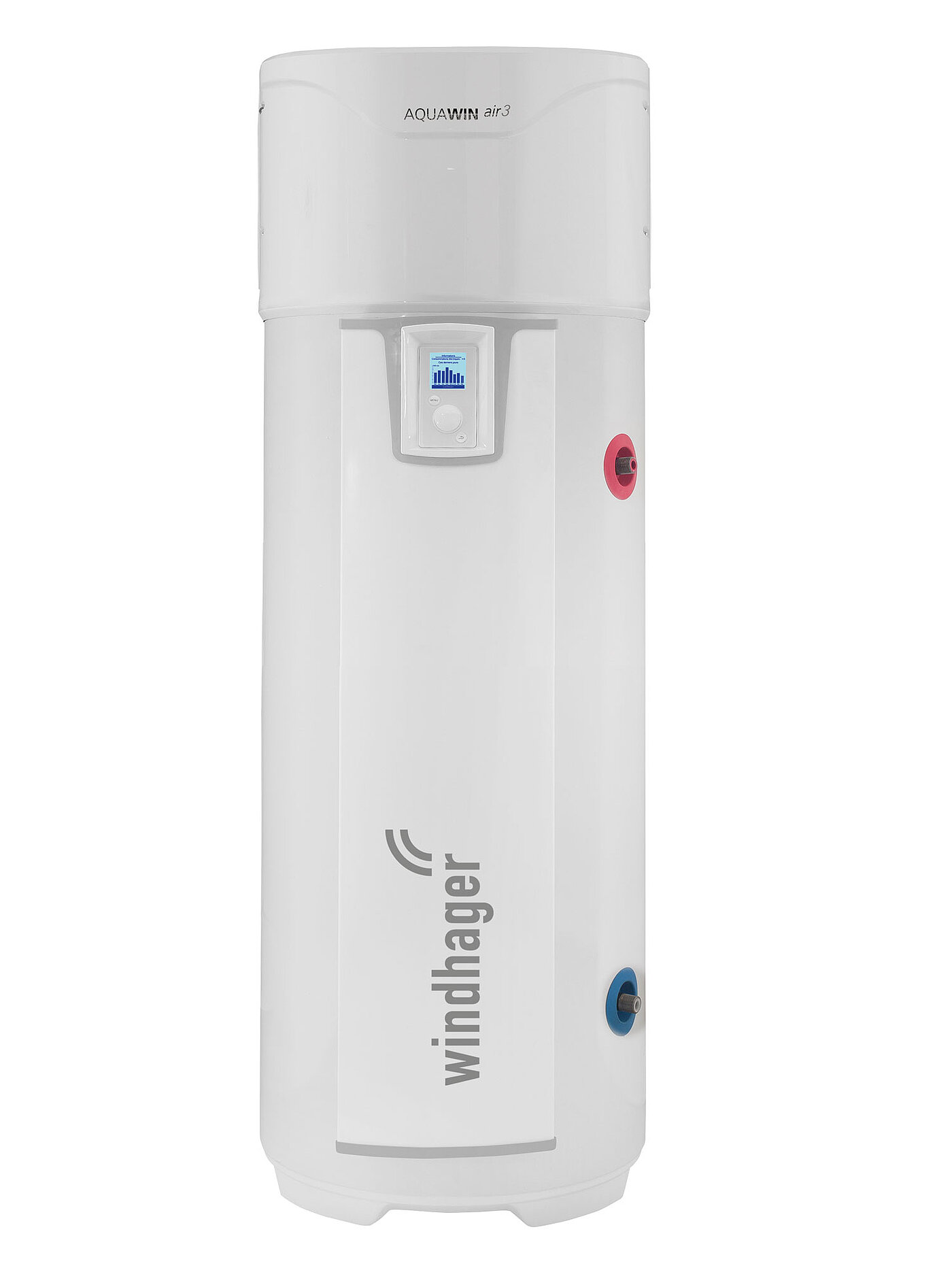 Cut-away view of the AquaWIN Air3 hot water tank 