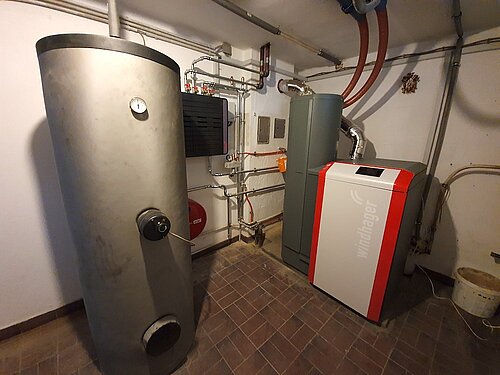 Reference BioWIN 2 Touch Wippel family boiler room