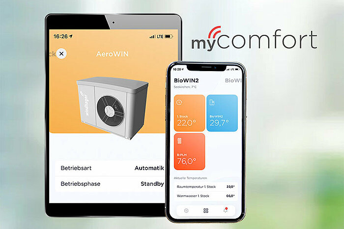 Windhager myComfort control app