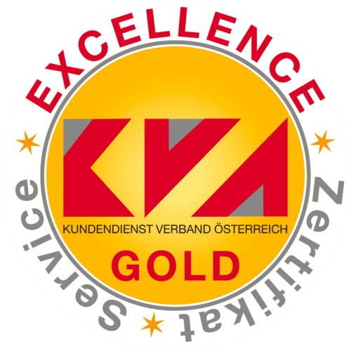 Certificat « or » pour l'excellence du service Windhager 