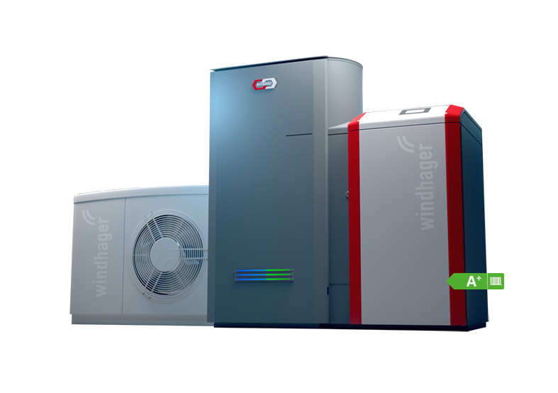BioWIN2 Hybrid Kombination Luft/Wasser-Wärmepumpe und Pelletskessel