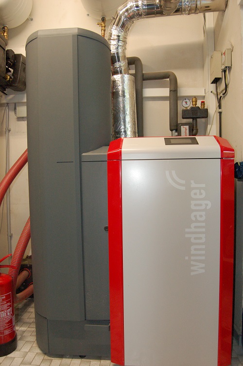 BioWIN2 Touch pellet boiler Gastraum Illtertissen